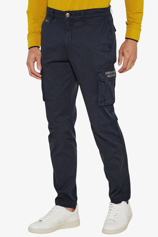 aeronautica militare Pantaloni Cargo Blu Uomo, foto 1