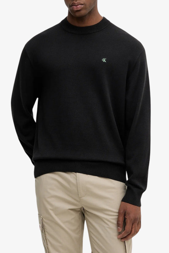  Maglione Girocollo Monogramma CK calvin klein jeans 