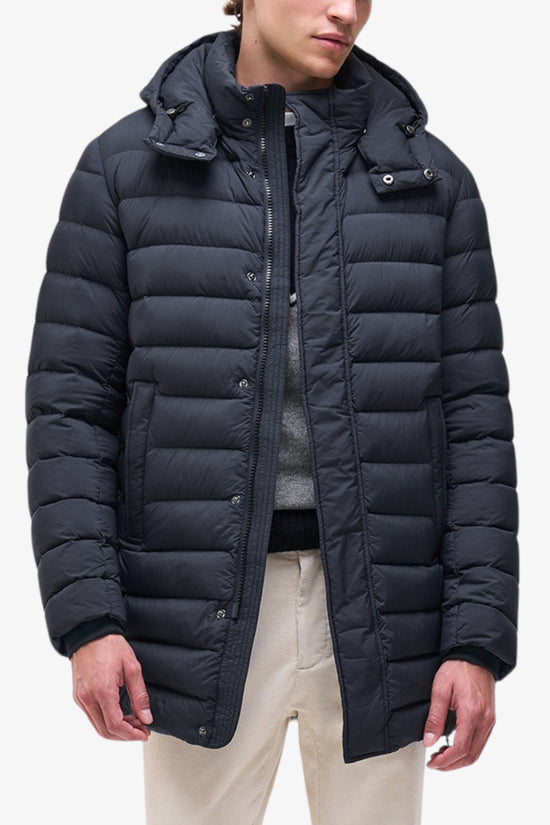  Piumino Lungo Full Zip Con Cappuccio Con Spacchi Laterali colmar 