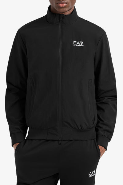 emporio armani ea7 Giacca Full Zip Antivento Logo Series Nero Uomo, foto 1