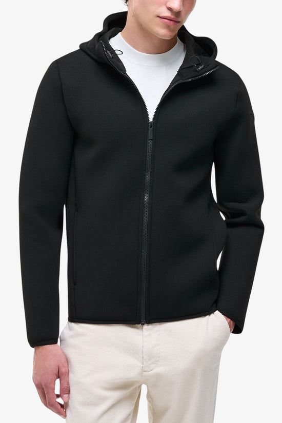  Felpa Full Zip Con Cappuccio In Scuba colmar 