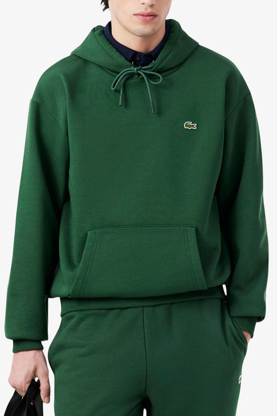  Felpa Con Cappuccio Logo Piccolo Ricamato lacoste 