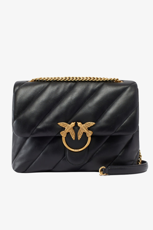 pinko Borsa A Tracolla Big Love Bag Puff Maxi Quilt Nero Donna, foto 1