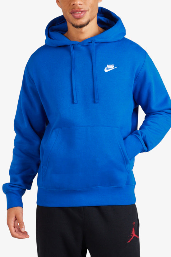 Nike Sportswear Felpa Con Cappuccio Club Bluette Uomo MOUD