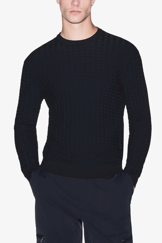  Maglione Girocollo In Viscosa Lavorata armani exchange 