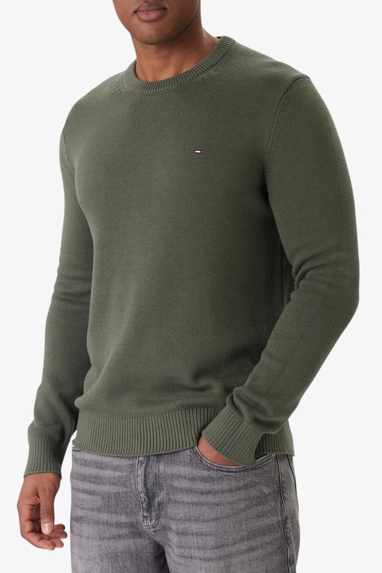  Maglione Girocollo Slim Logo Bandierina Ricamato tommy jeans 