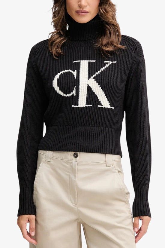  Dolcevita Maglione Big Logo CK calvin klein jeans 