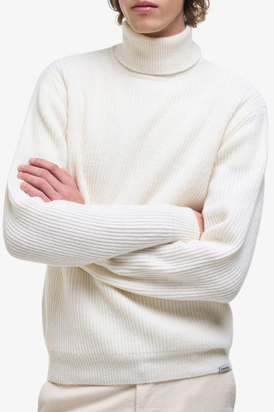 colmar Dolcevita Maglione A Coste Inglesi Bianco Uomo