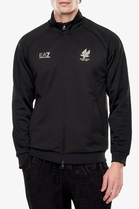  Felpa Full Zip Soccer In Tessuto Tecnico emporio armani ea7 