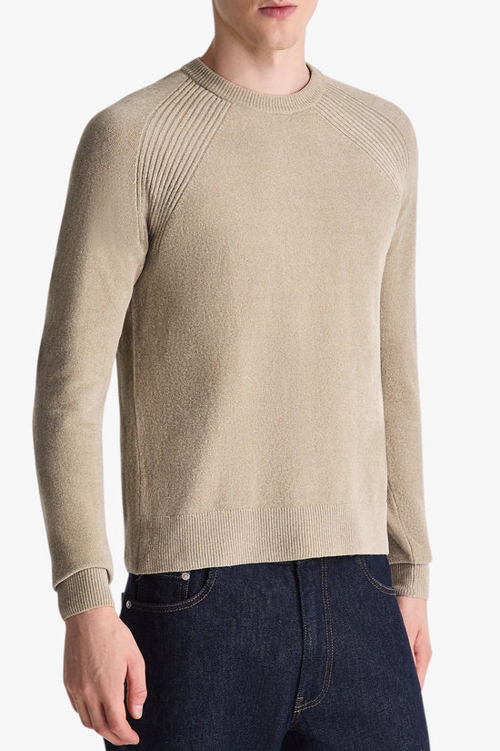  Maglione Girocollo In Ciniglia Rasata Sironi 01-peuterey-Beige-Special_-Peu5623 99011970 736-1  