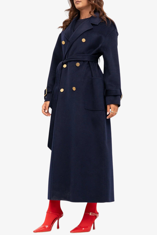 Cappotto In Panno Double Di Lana-elisabetta franchi-Blu-Special_-Cp02d66e2 h88-1  