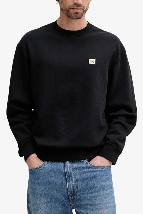  Felpa Girocollo Monologo-calvin klein jeans-Nero-Special_-Lv04rc273g ub1-1  