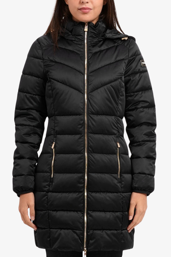  Piumino Full Zip Con Cappuccio-yes zee-Nero-Special_-O017/m500 0801-1  