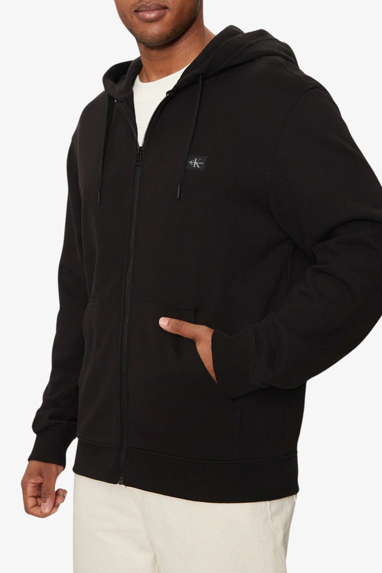  Felpa Full Zip Con Cappuccio Stemma Logo calvin klein jeans 
