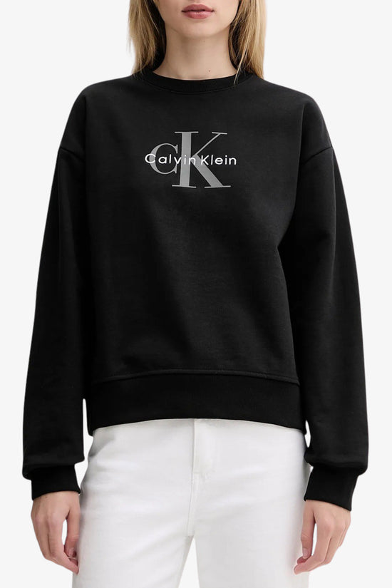  Felpa Girocollo Monologo calvin klein jeans 