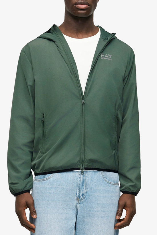  Giacca Full Zip Con Cappuccio Core Identity emporio armani ea7 