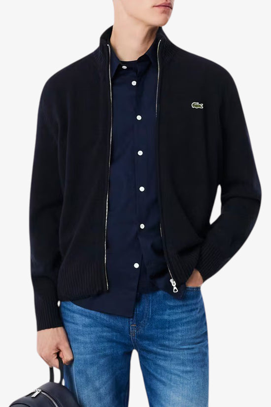  Cardigan Full Zip In Lana Cardata-lacoste-Blu-Special_-Ah5181 00 166-1  