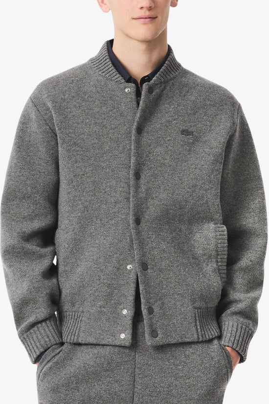  Cardigan Bomber In Lana Merinos lacoste 