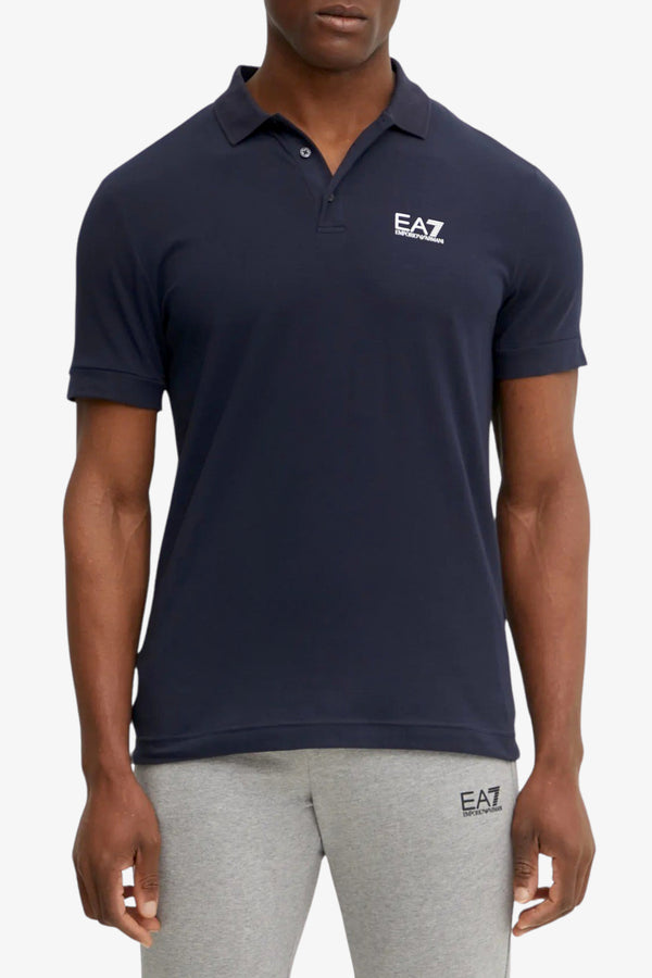 emporio armani ea7 Polo Core Identity Blu Uomo, foto 1