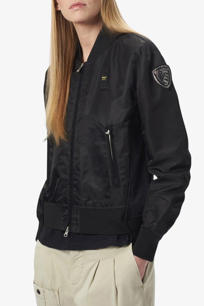 blauer Giacca Bomber Full Zip Laurie Nero Donna