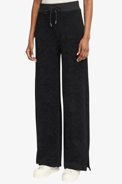 guess Pantaloni Logo Tono Su Tono In Rilievo Laudomia Nero Donna, foto 1