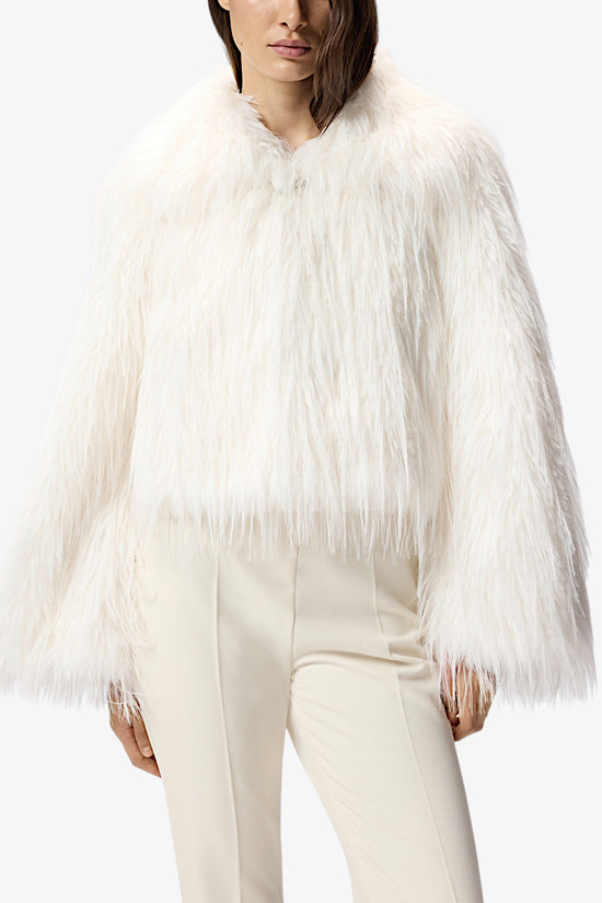  Giacca Caban In Eco Pelliccia pinko 