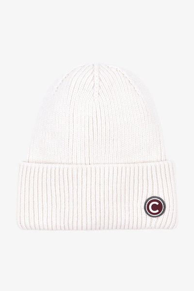 colmar Berretto Effetto Ciniglia Con Risvolto Bianco Unisex