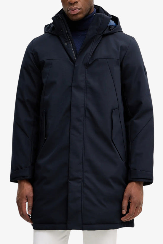  Parka Full Zip Con Cappuccio Termico Imbottito Idrorepellente tommy hilfiger 