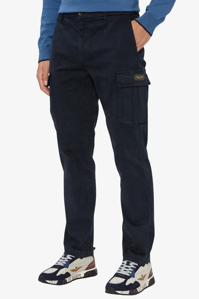 aeronautica militare Pantaloni Cargo Blu Uomo