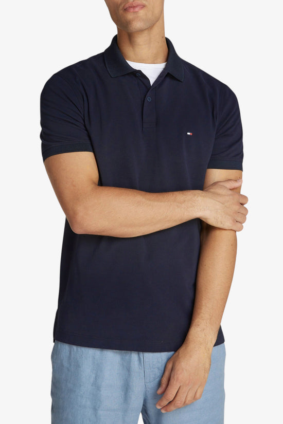  Polo Maniche Corte Performance In Piqué-tommy hilfiger-Blu-Special_-Mw0mw37309 dw5-1  