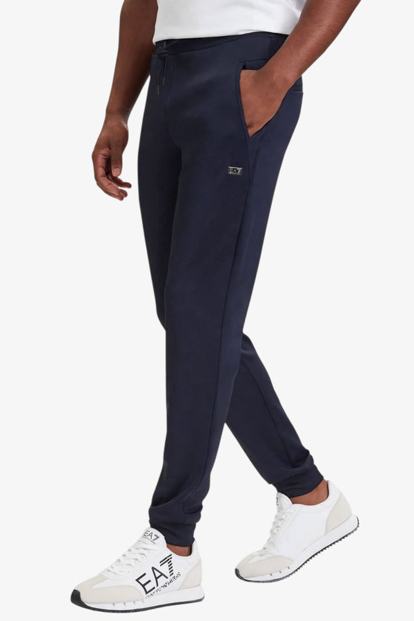emporio armani ea7 Pantaloni Lux Identity In Jersey Elasticizzato Blu Uomo, foto 1