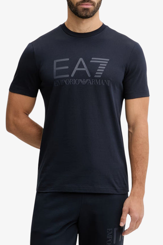  T-Shirt Maniche Corte Big Logo Tono Su Tono Core Identity emporio armani ea7 