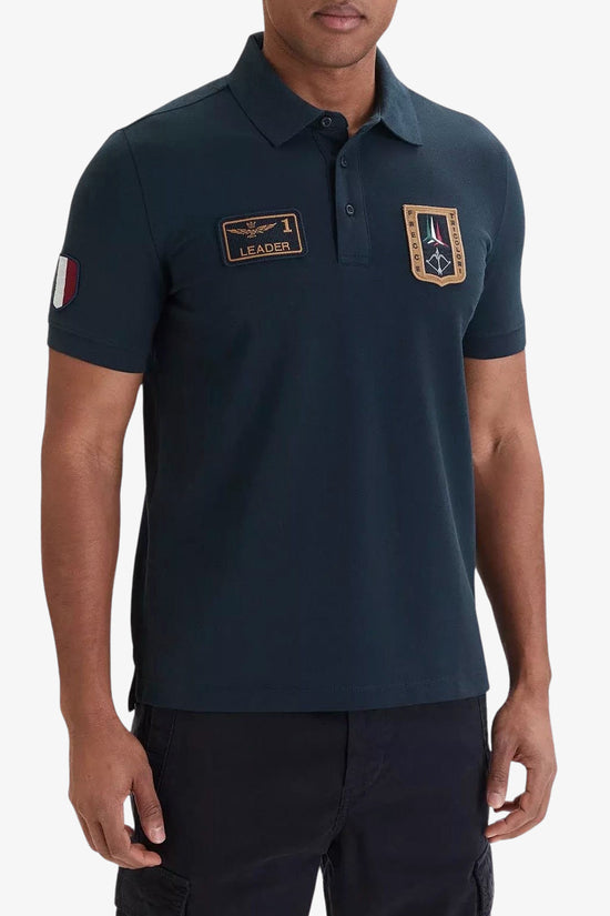  Polo Maniche Corte Frecce Tricolori Leader aeronautica militare 