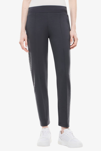 emporio armani ea7 Pantaloni Precious In Jersey Di Modal Grigio Donna
