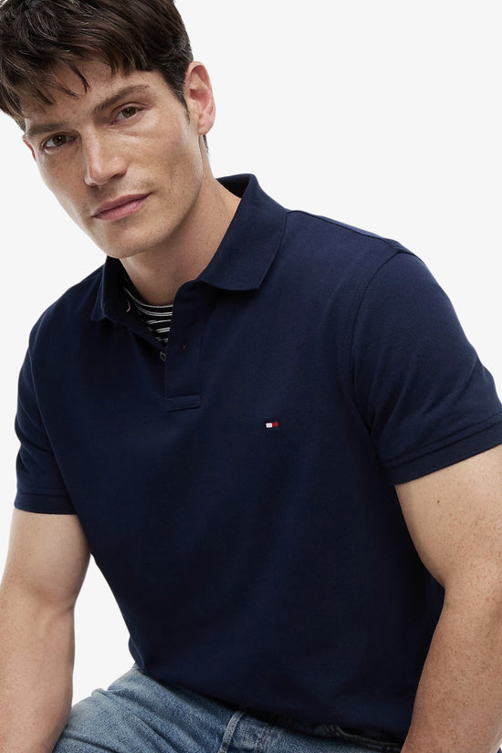  Polo Maniche Corte 1985 In Piqué Con Logo Bandierina Ricamato-tommy hilfiger-Blu-Special_-Mw0mw17770 dcc-2  