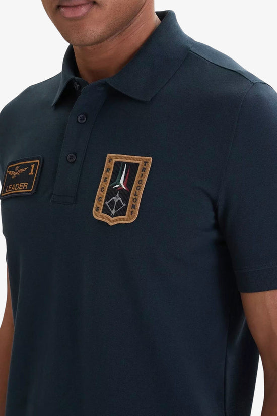  Polo Maniche Corte Frecce Tricolori Leader aeronautica militare 