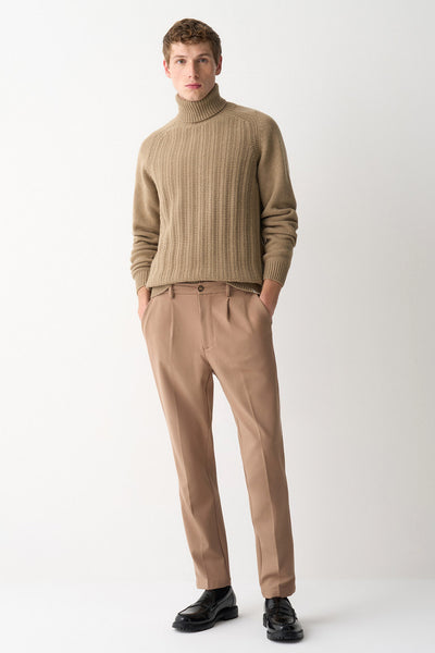 colmar Dolcevita Maglione A Coste Beige Uomo, foto 2
