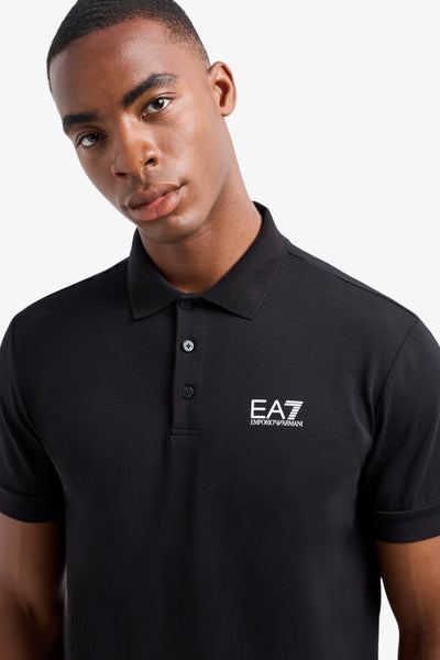 emporio armani ea7 Polo Core Identity Nero Uomo, foto 2
