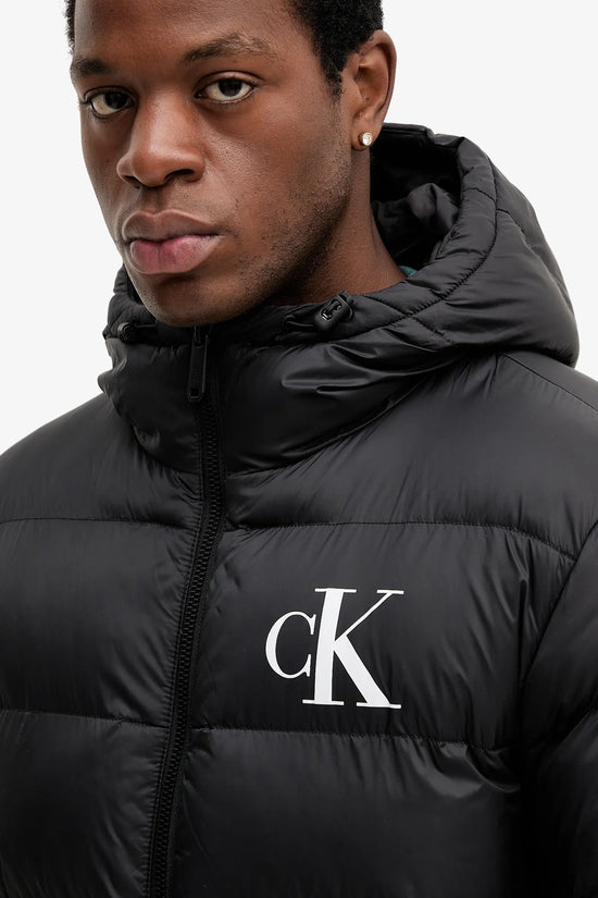  Piumino Full Zip Con Cappuccio CK Monogramma calvin klein jeans 