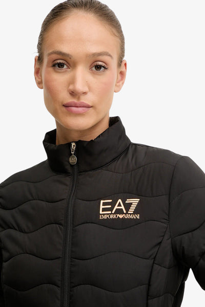 emporio armani ea7 Piumino Full Zip Core Lady Nero Donna, foto 2