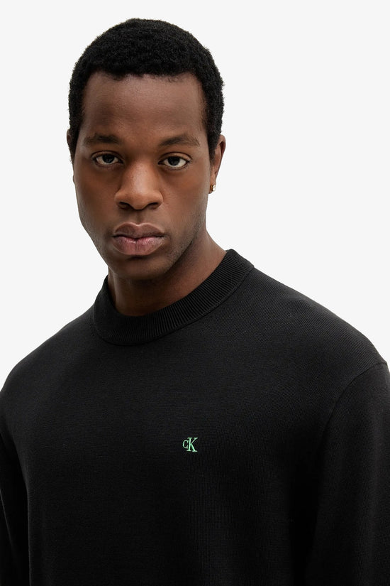  Maglione Girocollo Monogramma CK calvin klein jeans 