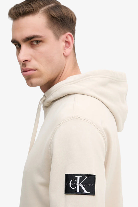  Felpa Con Cappuccio Patch Logo calvin klein jeans 