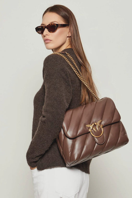  Borsa A Tracolla Big Love Bag Puff Maxi Quilt pinko 