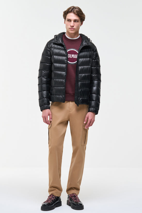  Piumino Full Zip Con Cappuccio Lucido colmar 