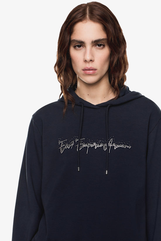  Tuta Con Cappuccio Signature Logo Series Borchiette emporio armani ea7 