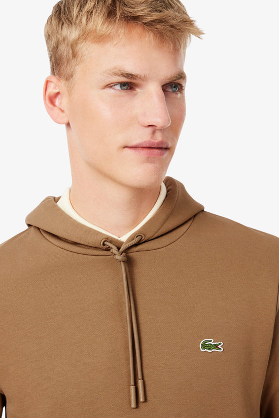  Felpa Con Cappuccio Logo Piccolo Ricamato lacoste 