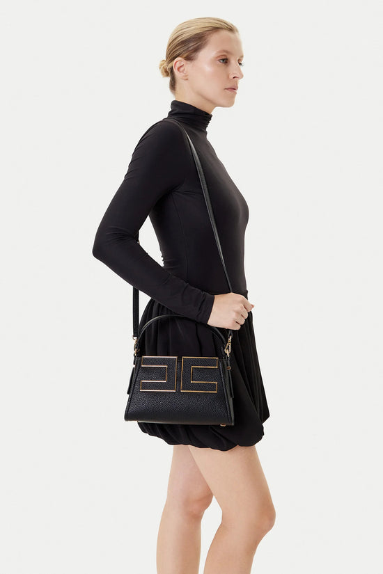  Borsa A Tracolla Piccola Con Logo elisabetta franchi 