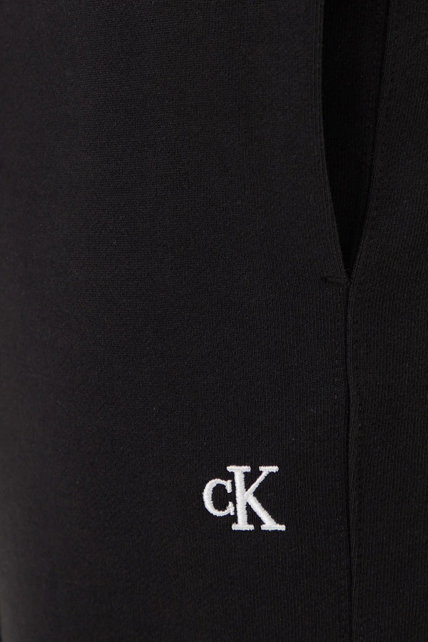 calvin klein jeans Pantaloni Logo Piccolo Ricamato Nero Uomo, foto 2