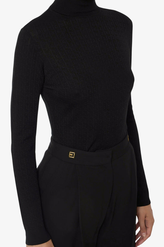  Dolcevita Maglione Micro-Logo Jacquard elisabetta franchi 