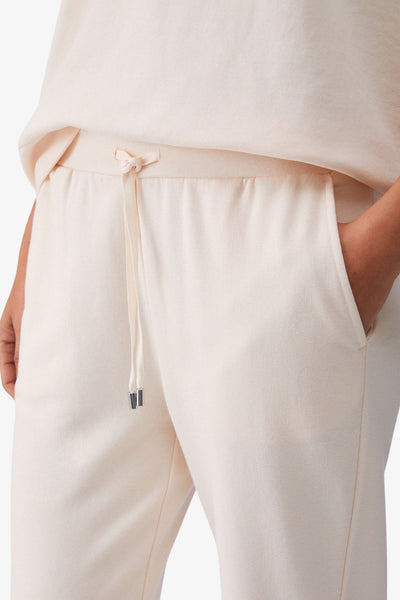 liu jo Pantaloni Logo Metallico Beige Donna, foto 2